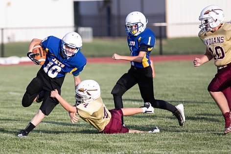 Brandon Johnson making the run