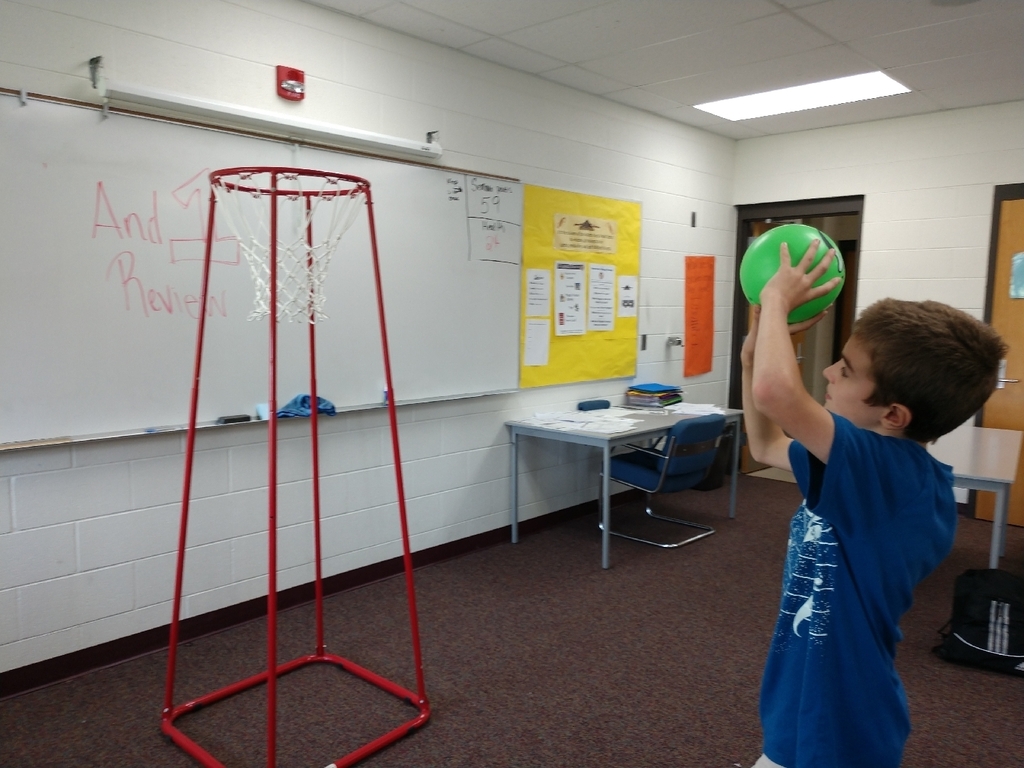 7th graders in Mrs. Stanley's health class had fun today's playing a new And 1 review game!