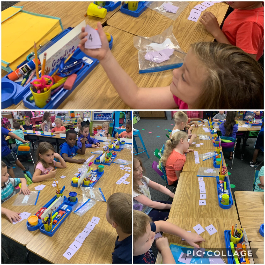 We are learning our numbers