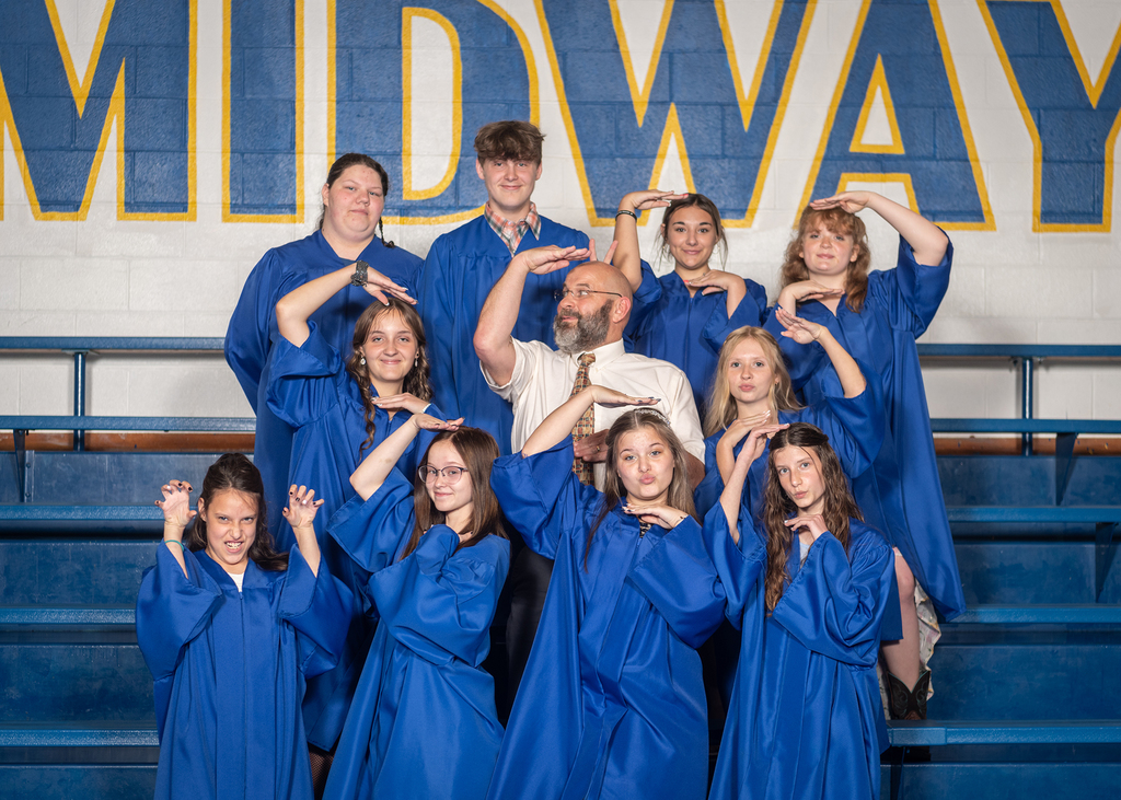 8th Grade Promotion with Mr. Weilert