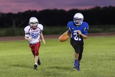 Running for the touchdown