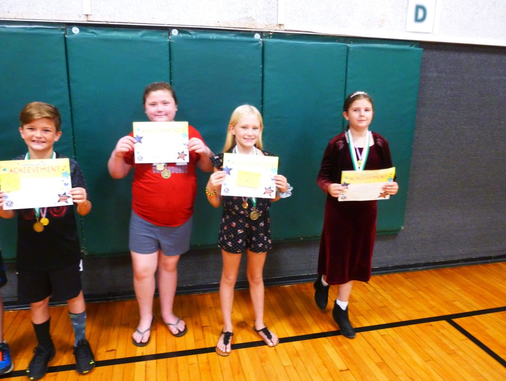 4th and 5th Grade Students of the Month