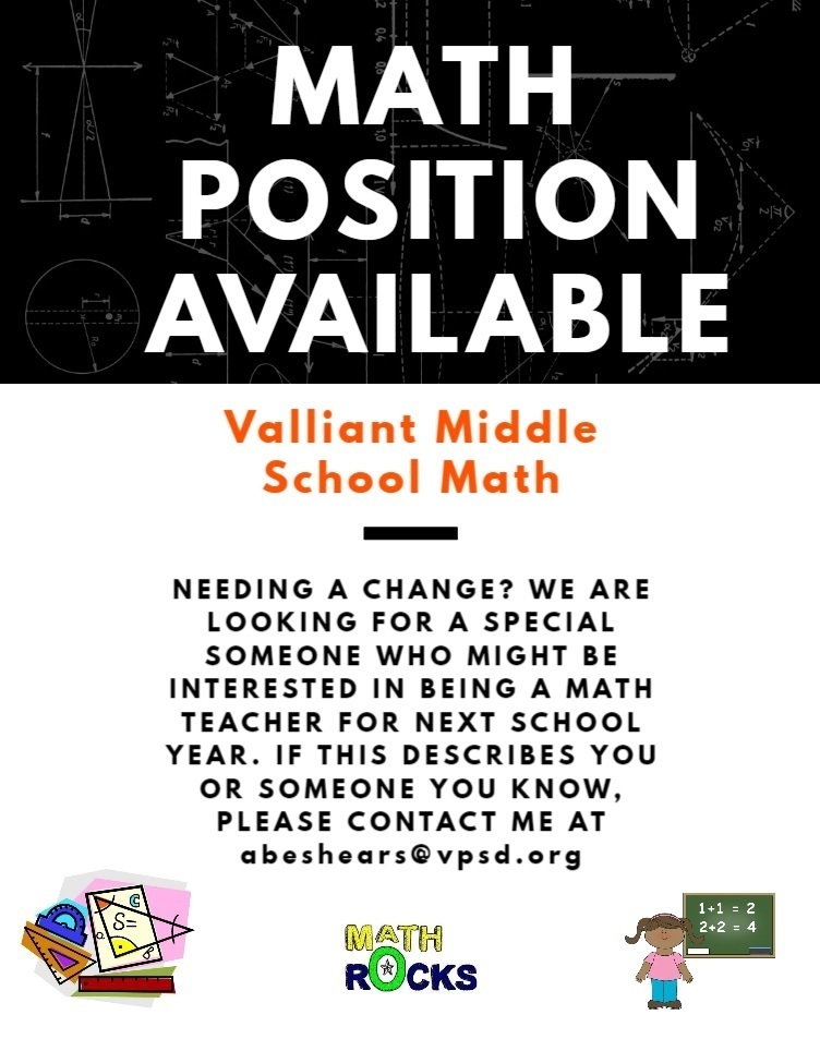 Math Position Available