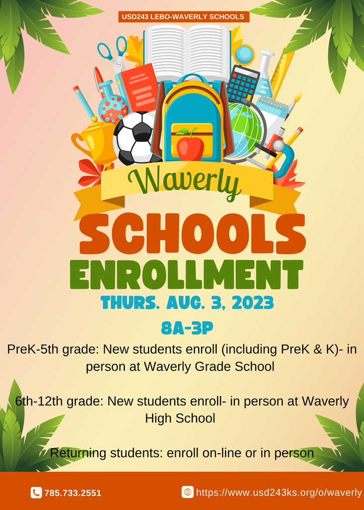 USD243 Waverly Schools enrollment