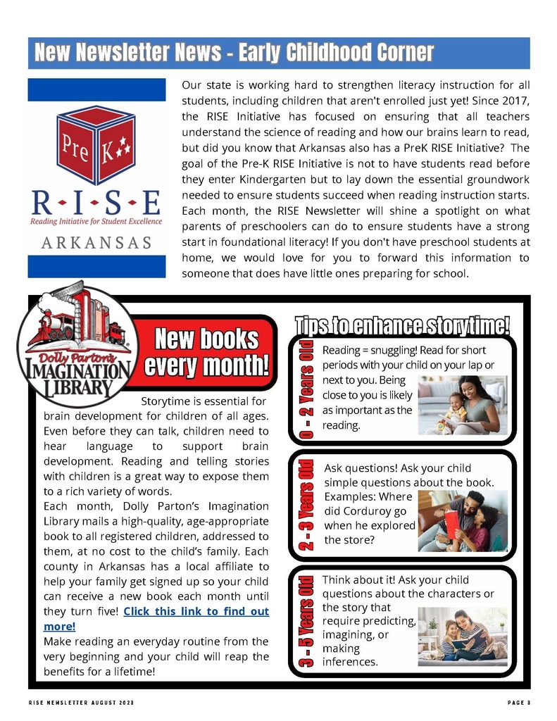Rise Newsletter Page 3