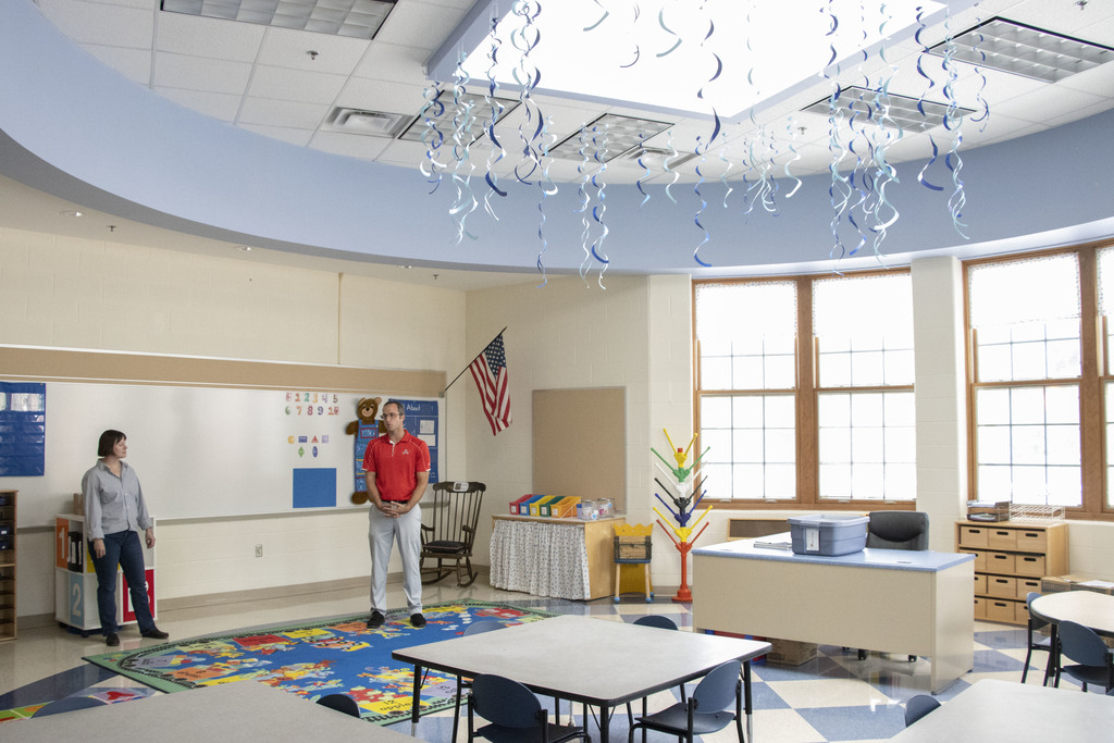 Board of Education touring Alliance Preschool