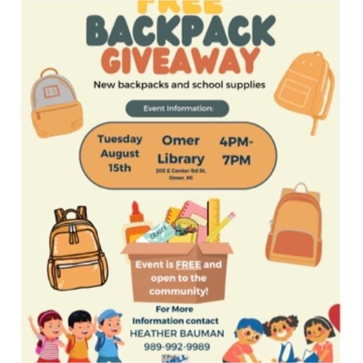 backpack giveaway
