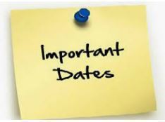 Important dates