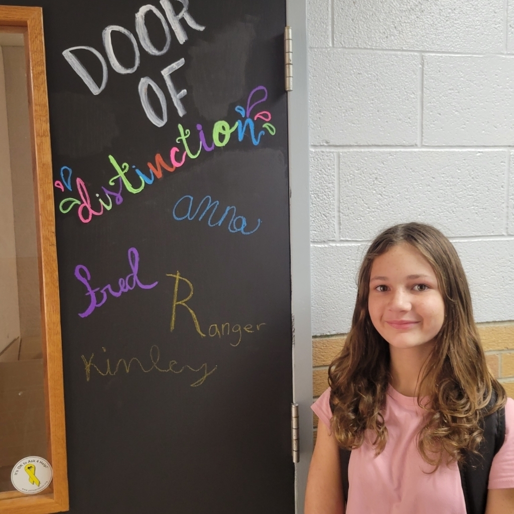 USD243 Waverly Schools Door of Distinction PAWSitive 