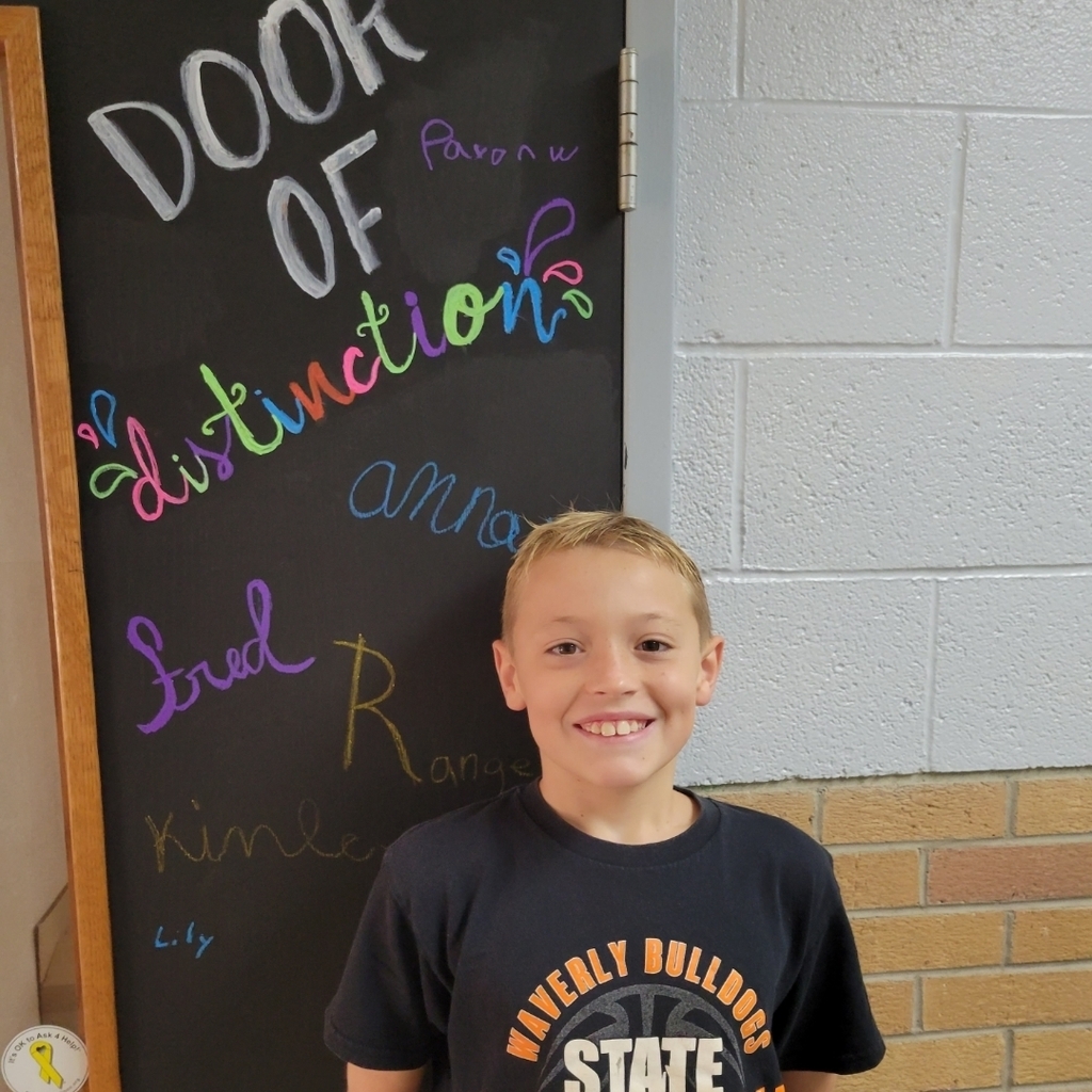 USD243 Waverly Schools Door of Distinction PAWSitive 