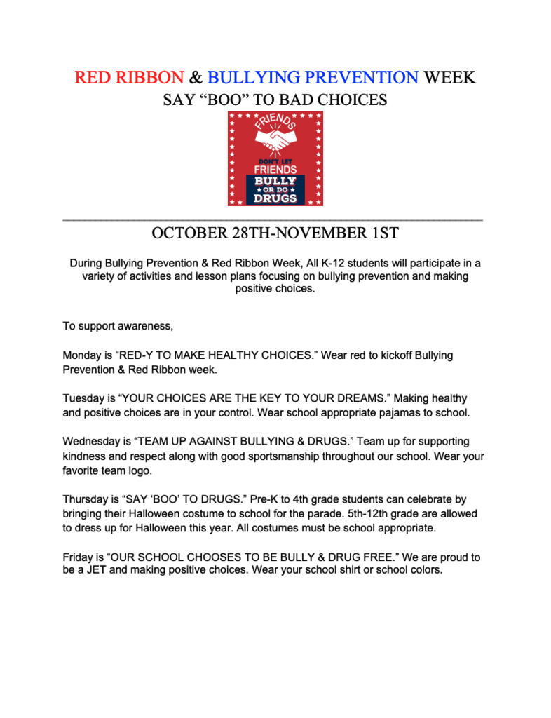 Bullying Prevention Week