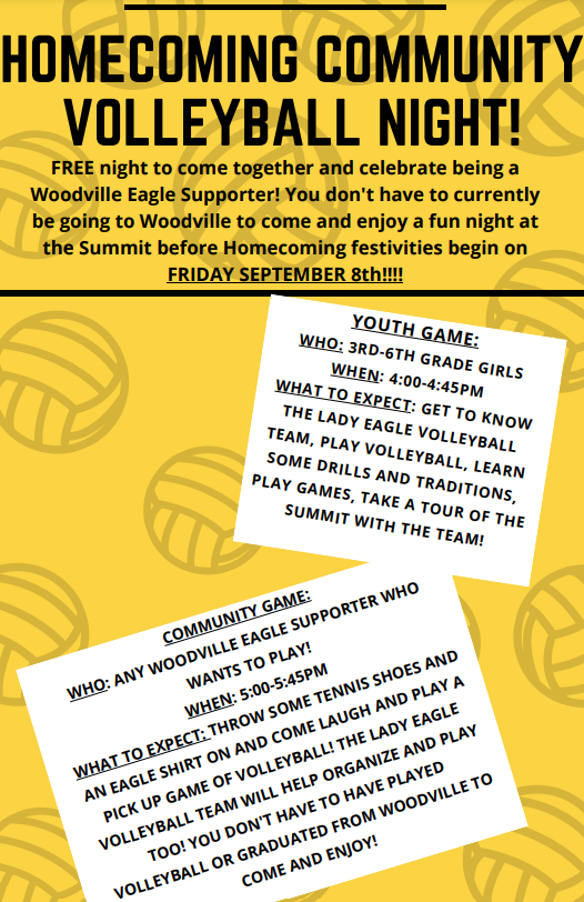 Homecoming Community Volleyball Night