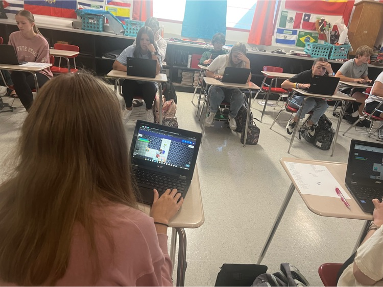 Verb conjugation doesn't have to be boring! Spanish 7 students use the 'one way out' game to master their conjugations!