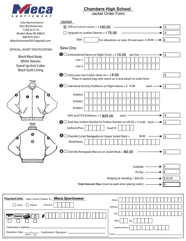 Order Form