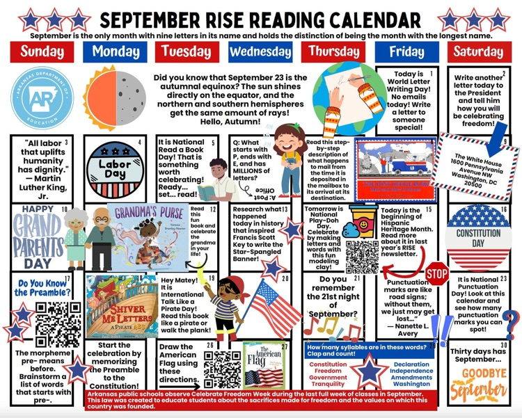 rise activity calendar