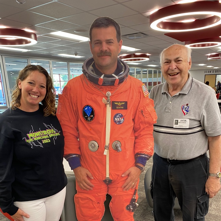 Flat Scott Altman and his Dad, Fred Altman visit PCHS!