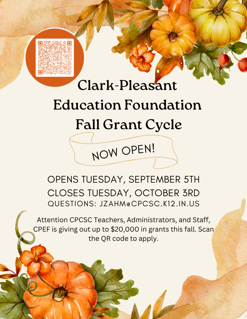 Open Grant Season!
