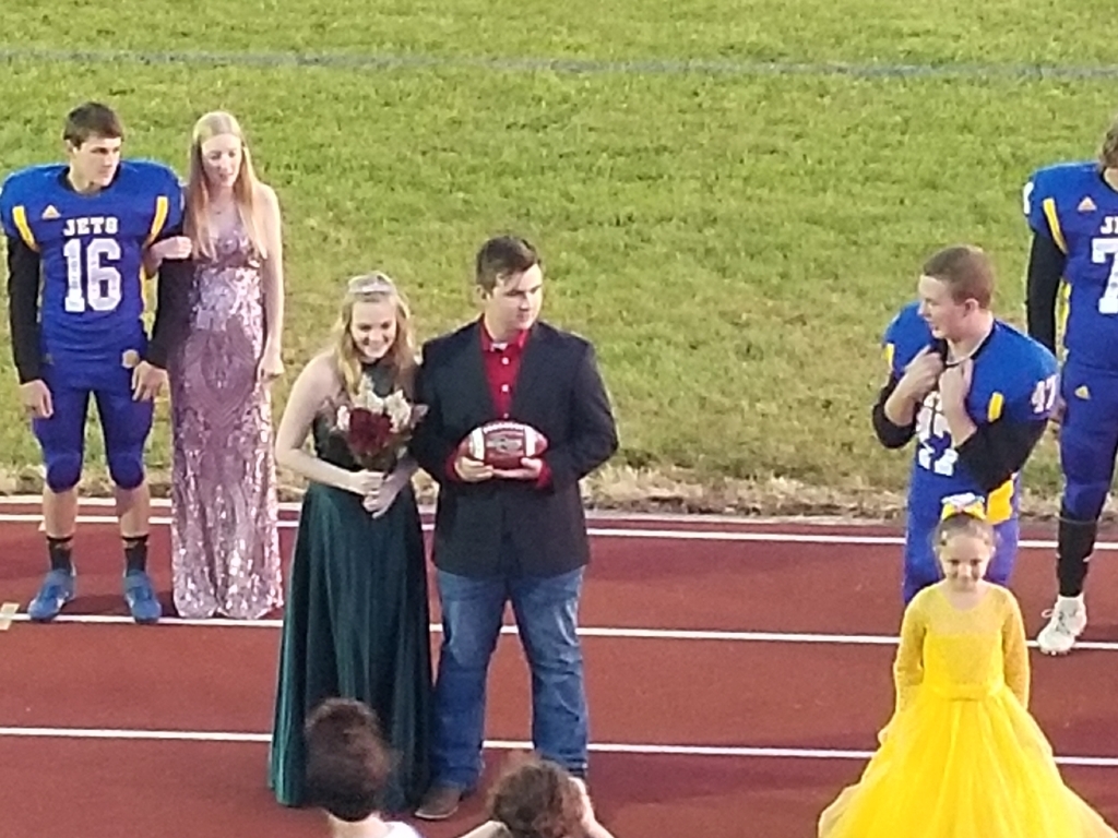 Homecoming Queen Abigale Lockhart & Homecoming King Dawson Ashmore!