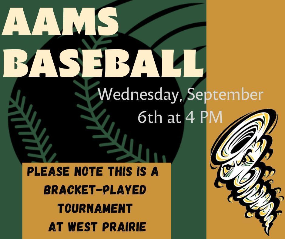 AAMS Baseball today!