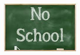 no school chalkboard