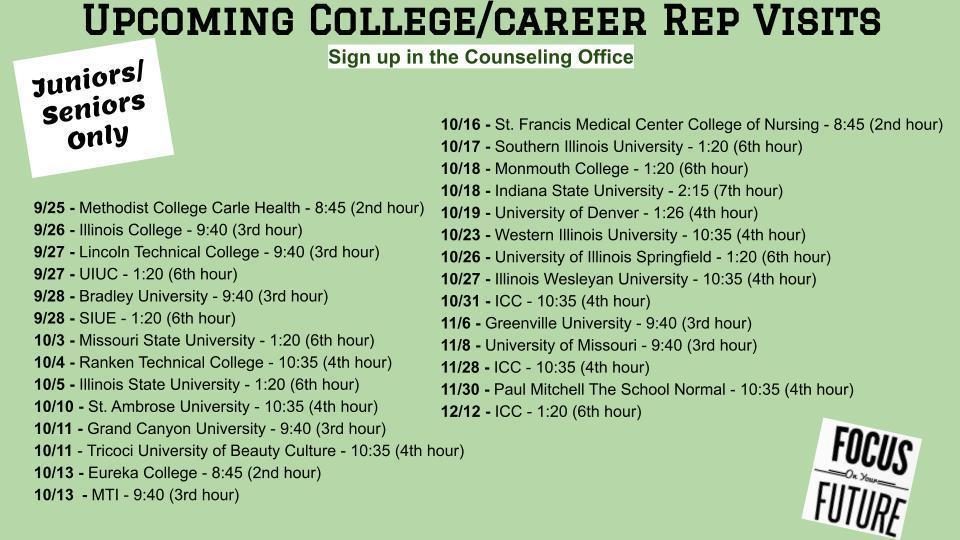college reps