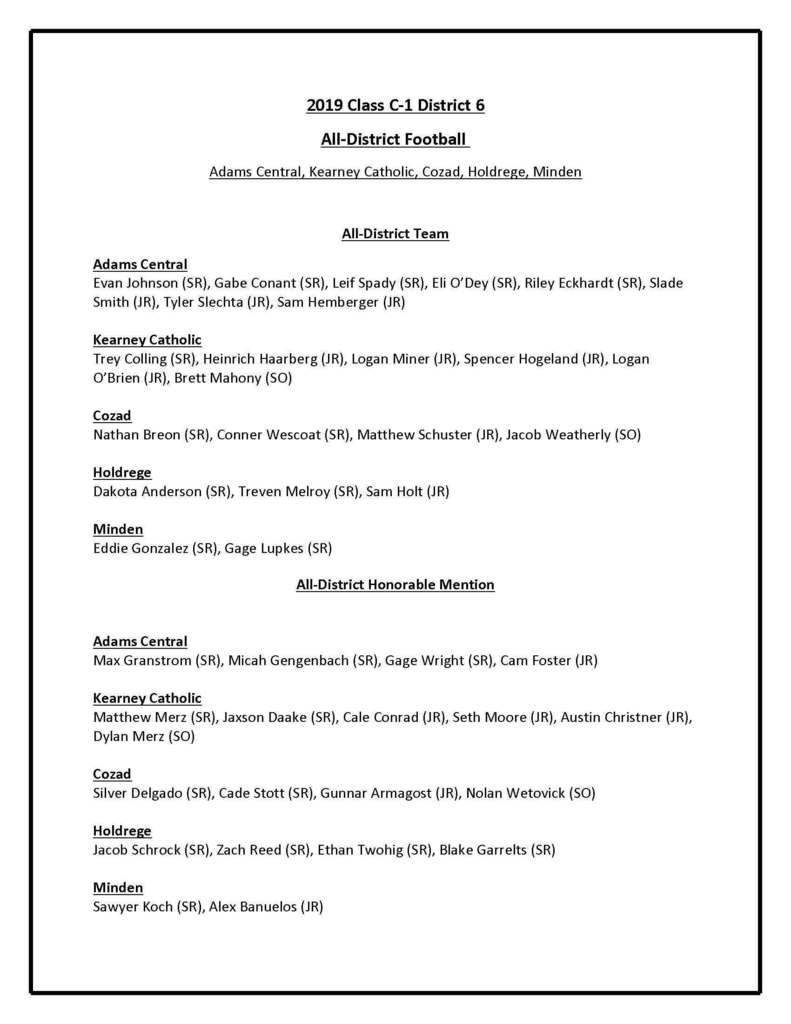 All District Football