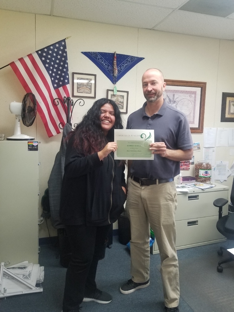 Kim student of month