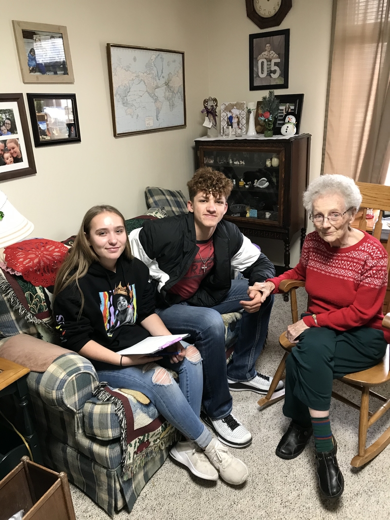 Lili Burch and Don Daniels interviewed Mrs Daugherty.