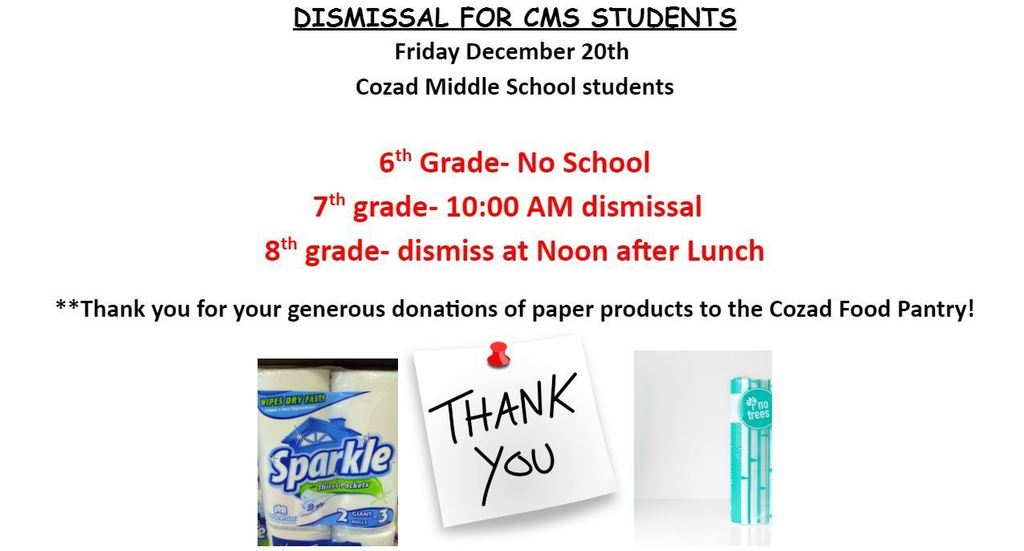 CMS Dismissal Dec 20