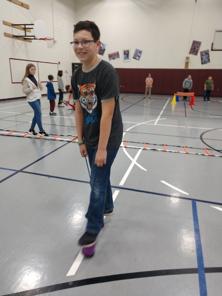 Check out these awesome 5th graders having fitness fun!