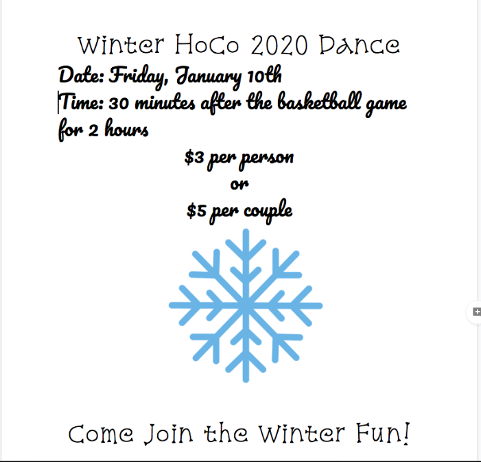 01/10/2019 Homecoming dance