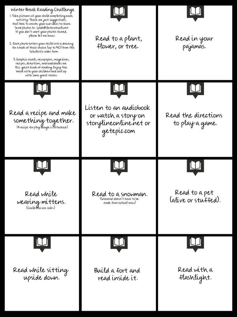 Reading Challenge form
