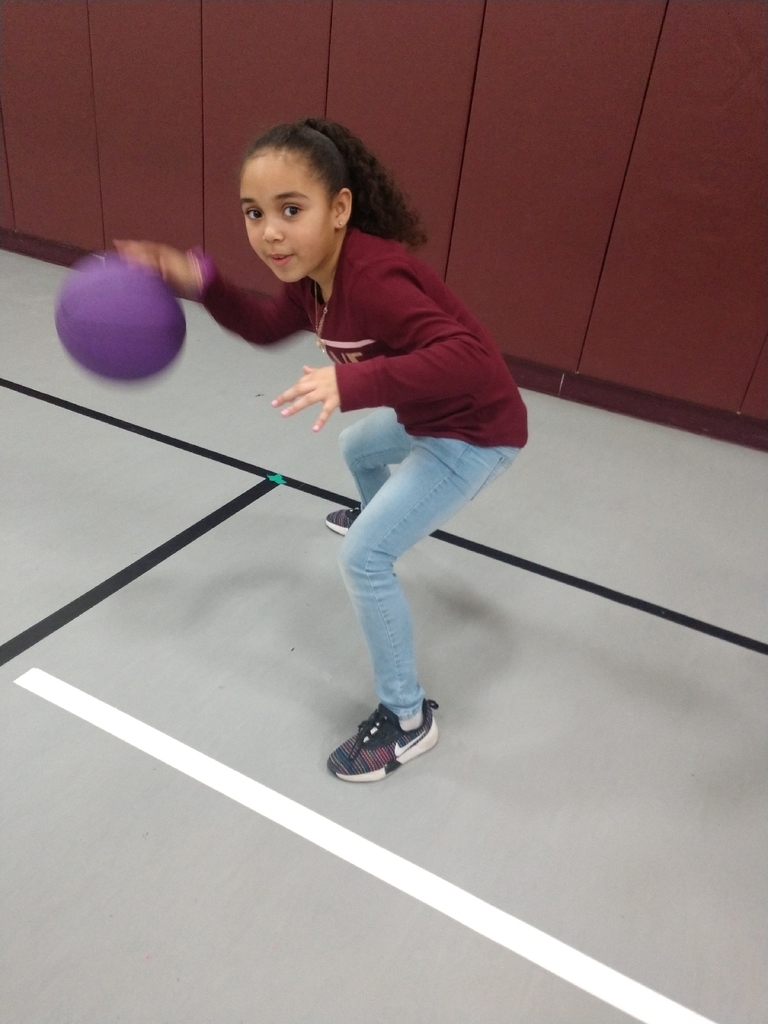 What a great first day back from break! K-2 students started a new basketball unit and had a blast practicing their dribbling skills!
