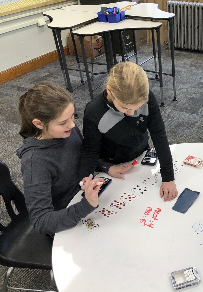 Using a deck of cards to find mean, median and mode
