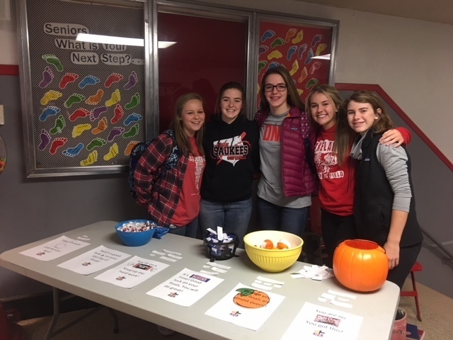 FCA members manning their table.