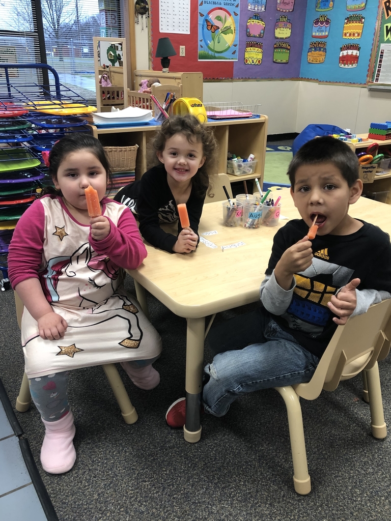 Learning about our letters with a cool treat!