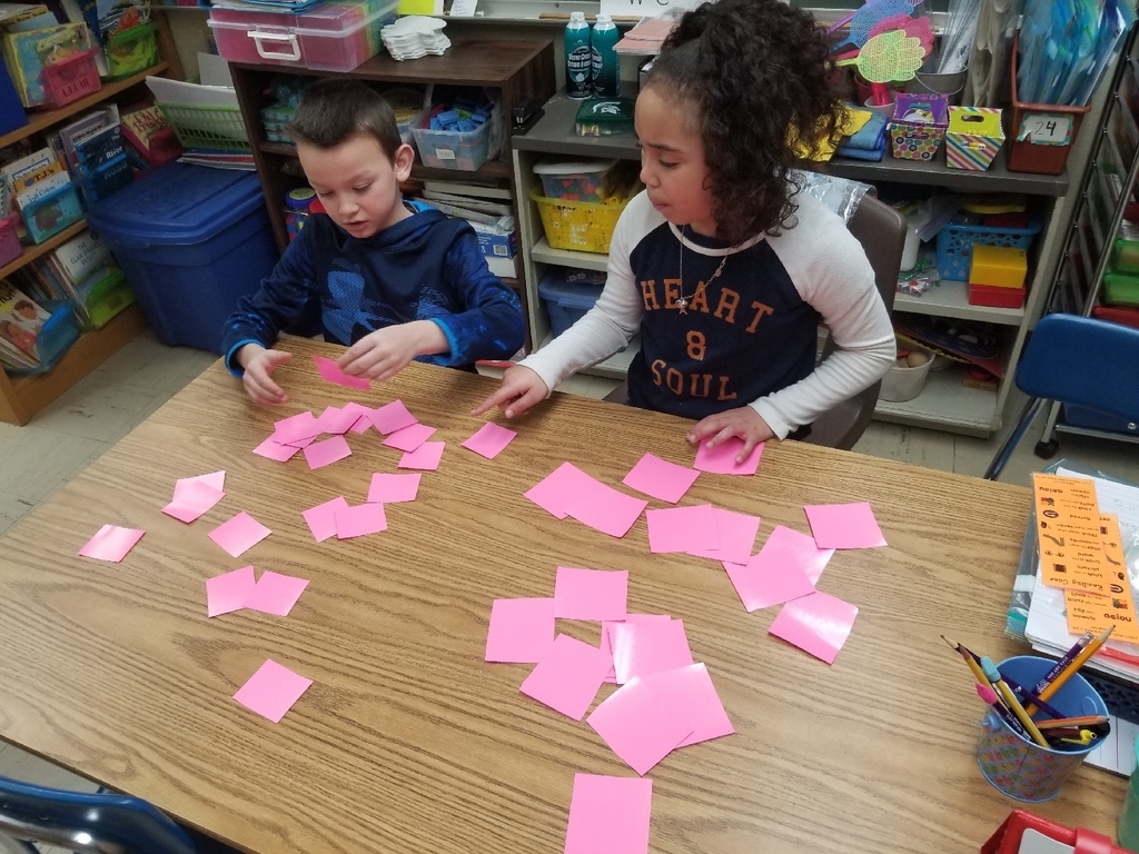 A little math center fun! #wolverineslead