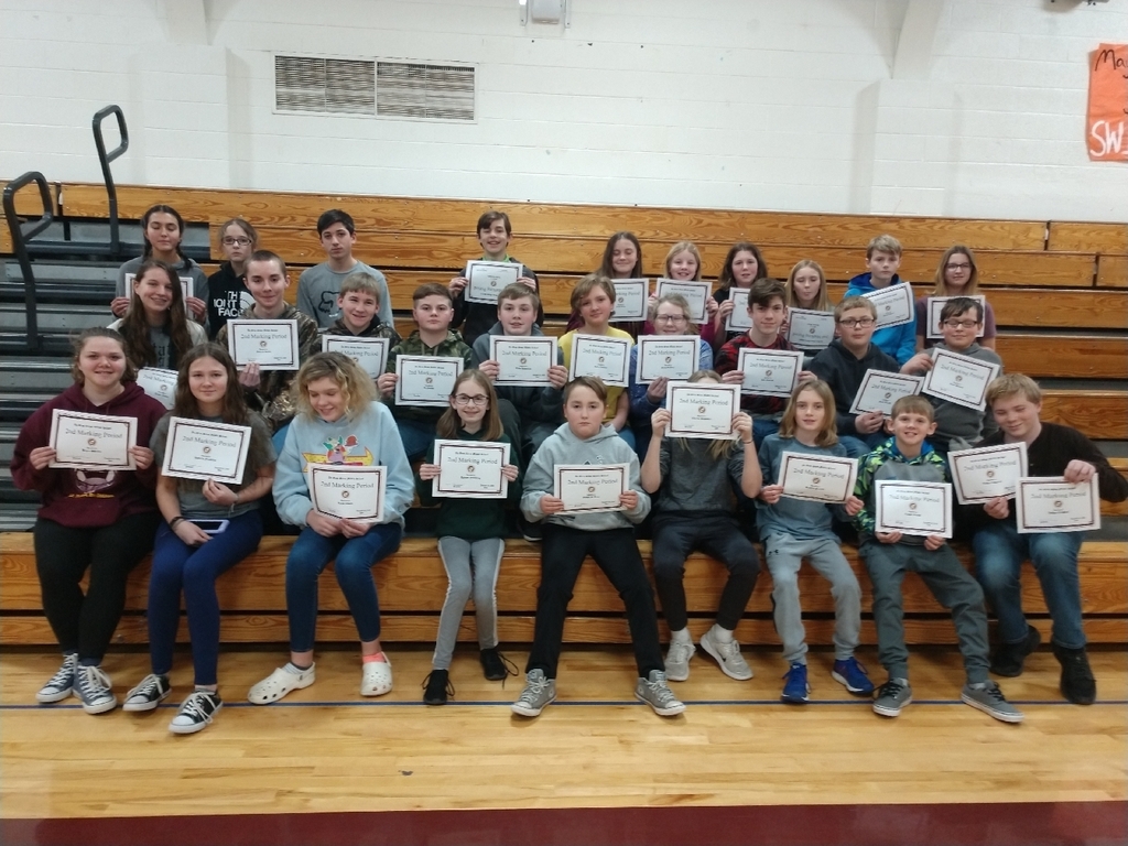 Congrats to all of the second marking period honor roll achievers!
