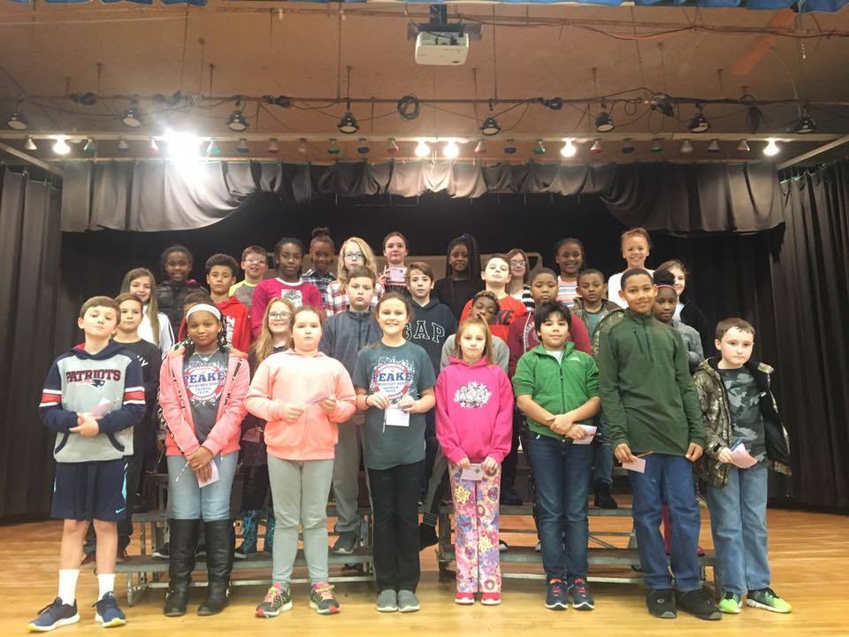 5th Grade Perfect Attendance group photo