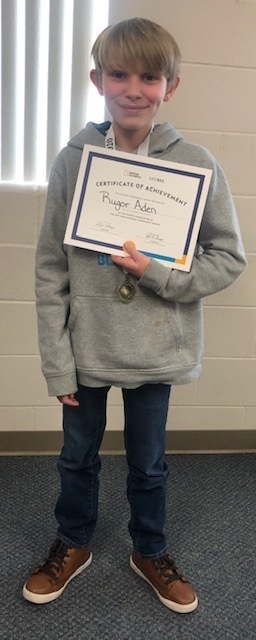 Cozad Middle School National Geographic Geography Bee CHAMPION