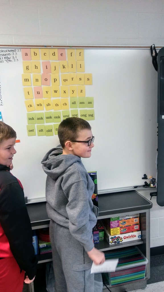Student-led word cards!