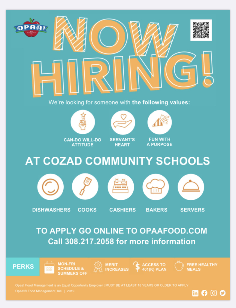 Opaa! Hiring 