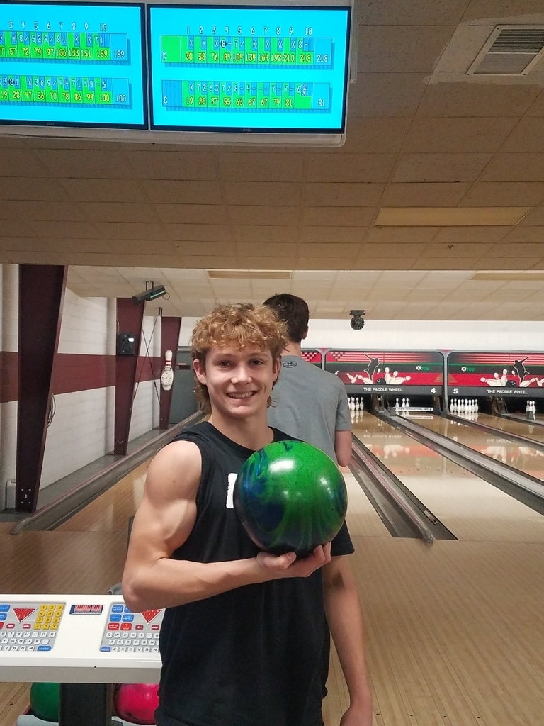 Good job to Kean for scoring a 218 in bowling last Tuesday!