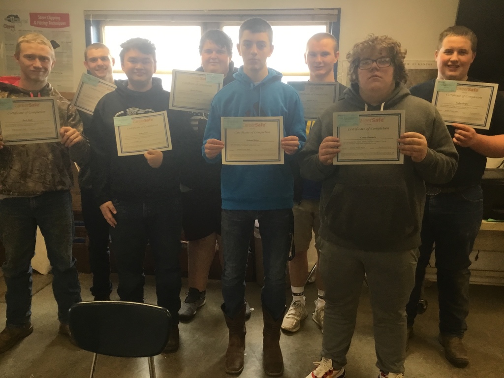 VoAg Welding certificat earners