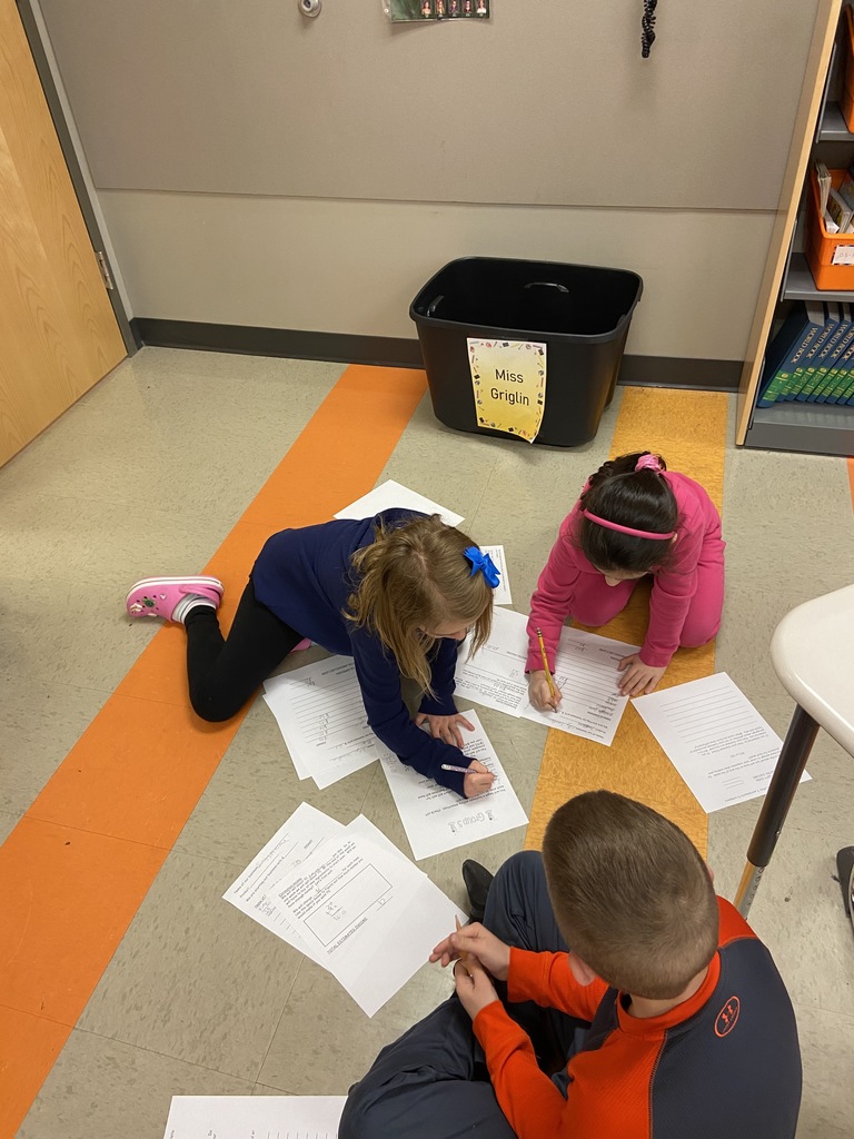 Miss Griglin's 3rd grade class was split into five different businesses. As a group, they had to determine their expenses, the cost of their product, and how much money they made. At the end, students had to determine if they made enough to keep their businesses running for another week!