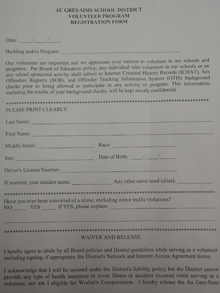 Mrs. Stanley is looking for volunteers to help with skiing in PE. Available time slots are pictured below. If you are interested in volunteering please make sure you have a current 2019-2020 volunteer form on file, and email Mrs.Stanely at stanleym@ags-schools.org.