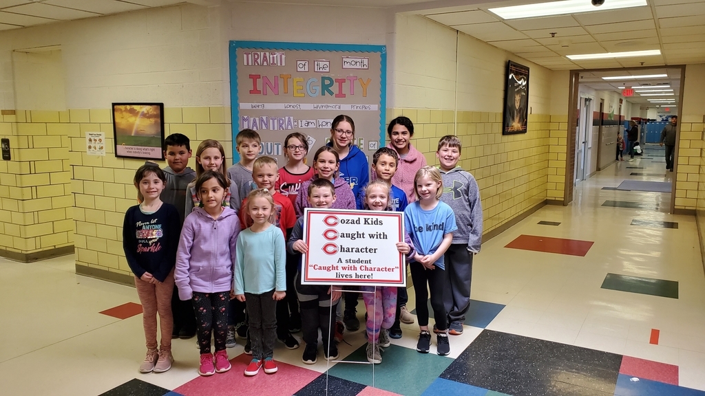 February Cozad Kids Caught With Character 