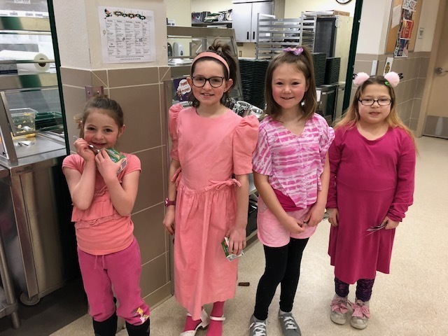 Pink is everywhere today!