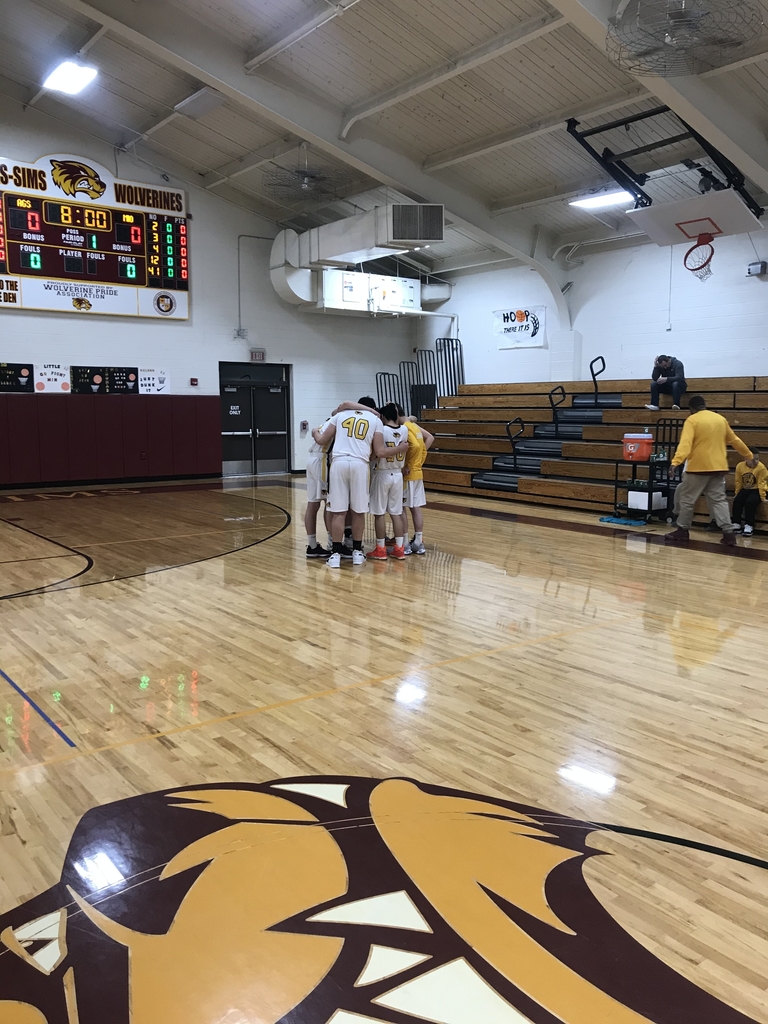 Boys coming together to make a run. 
