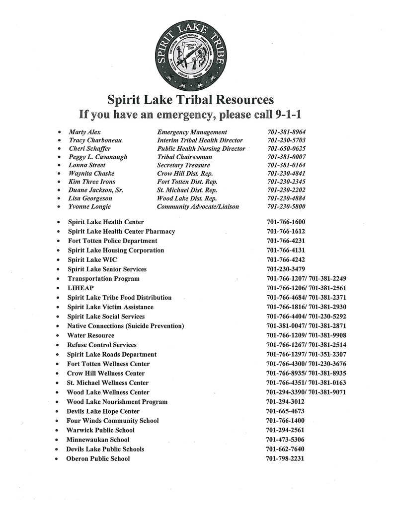 Resources from Tribal Counsel